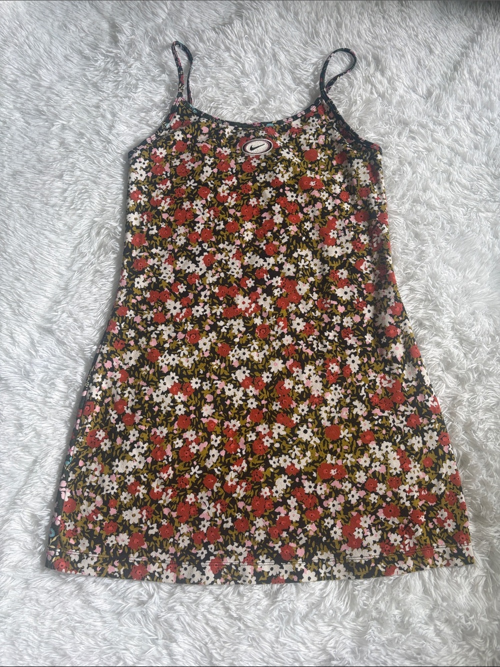Nike Light Flaws Floral Mini Dress Size S